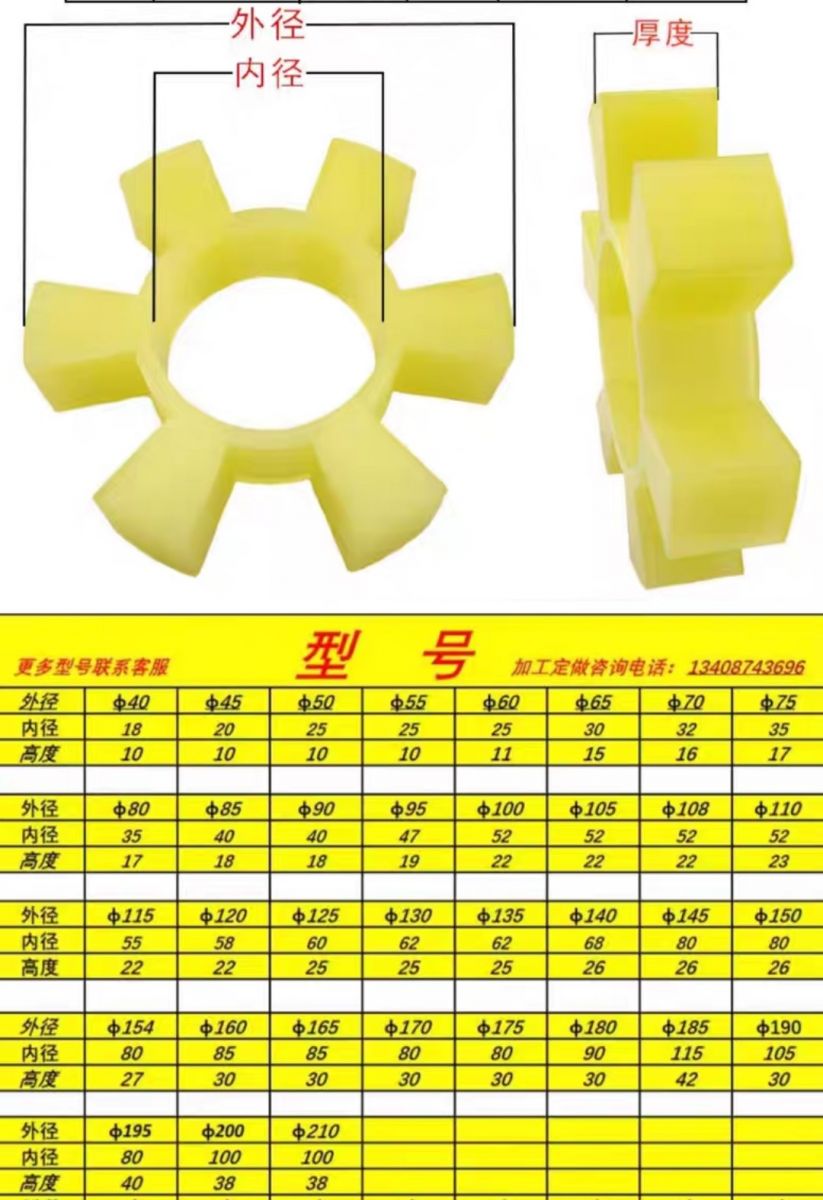 Cao su giam chan 8 canh